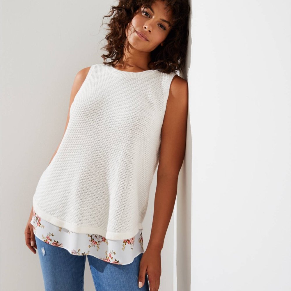 Loft Mixed Media top